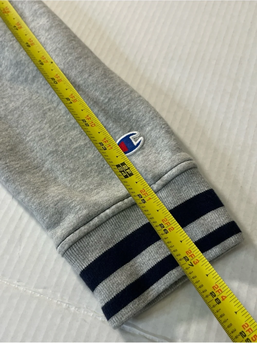 Champion Authentic ActiveWear Jammex Navy Blue Gray jacket Large
